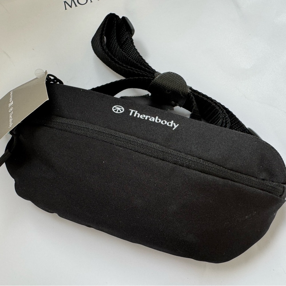 Therabody Black Belt Bag for Men